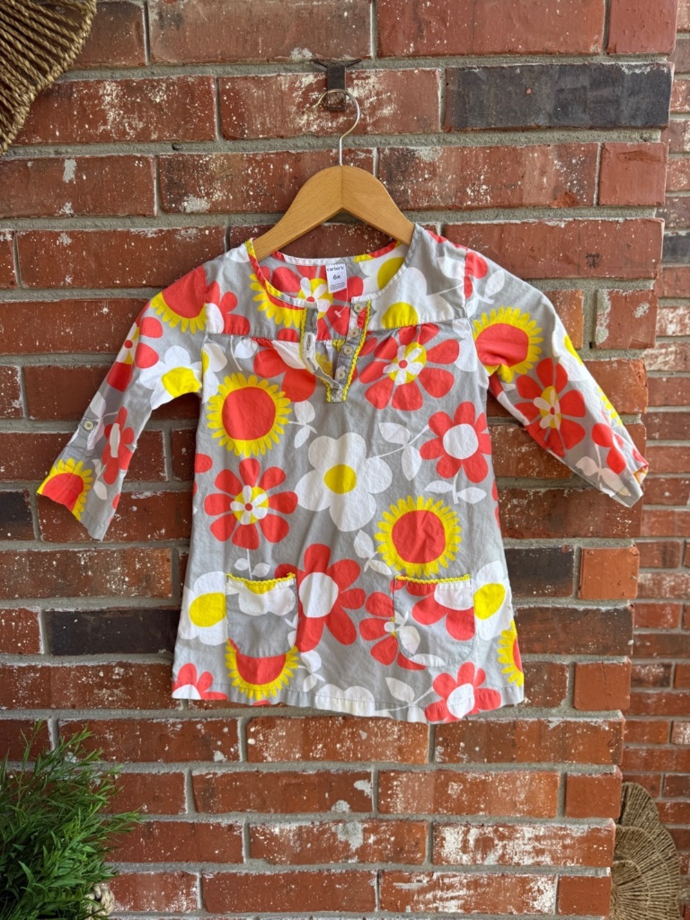 Carter’s Girls Floral Dress with Pockets